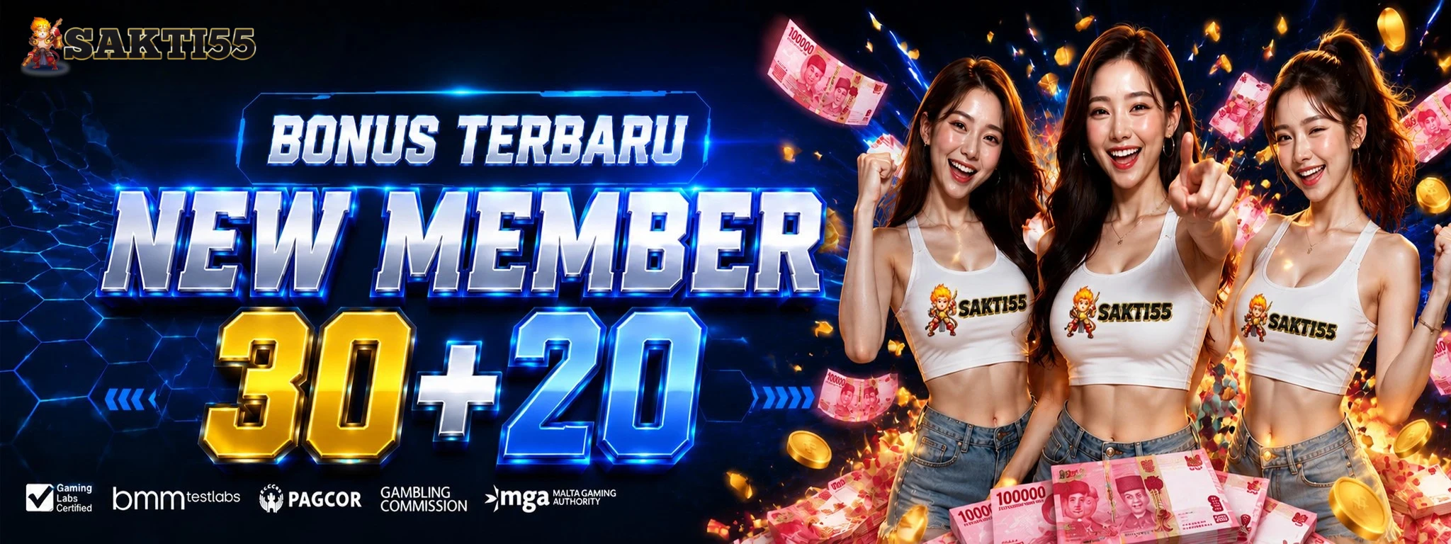 BONUS MEMBER BARU 30 + 20