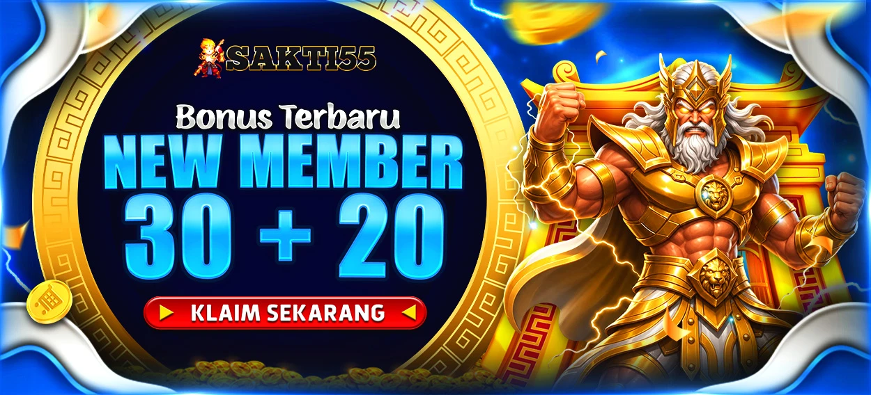 BONUS MEMBER BARU 30+20