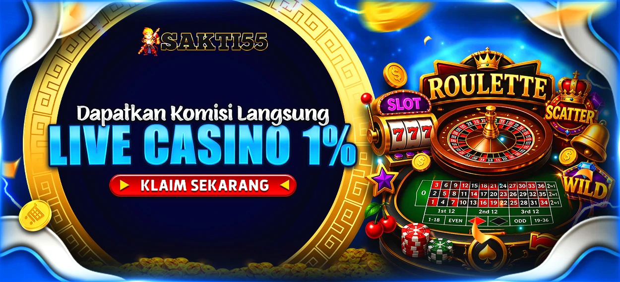 BONUS ROLLINGAN 1% LIVE CASINO